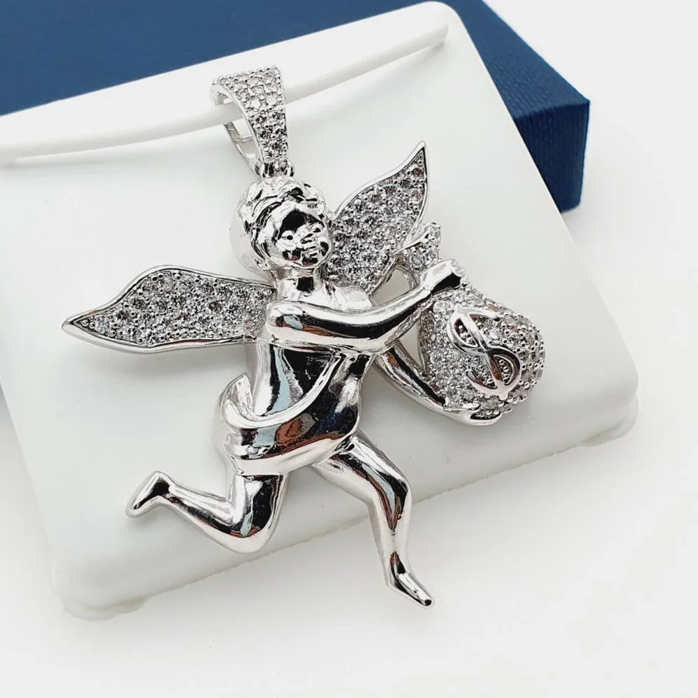 925 Sterling Silver Plated Cz Pendant Inus1br295 91$